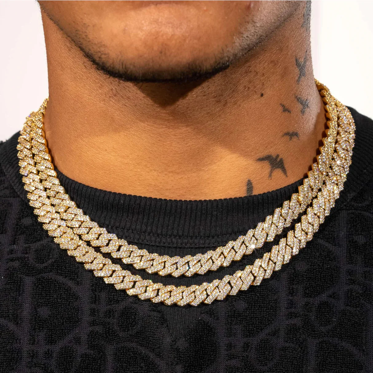 10MM Iced Out Cuban Link Chain