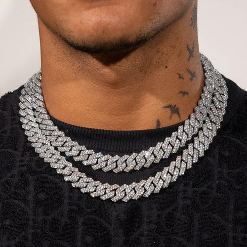 14MM Iced Out Cuban Link Chain